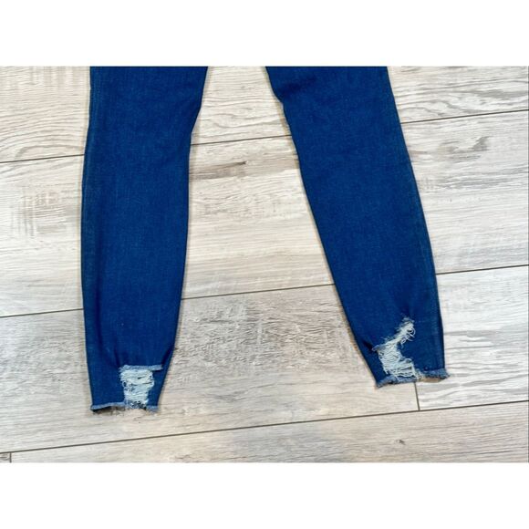 Wax Jeans Butt I Love You Distressed Jeans Size 3 - Picture 6 of 12